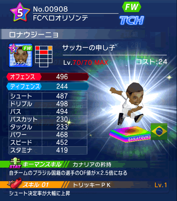 No.00908　ロナウジーニョ