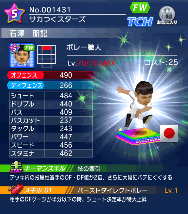 No.01431　石澤朋記【cs】