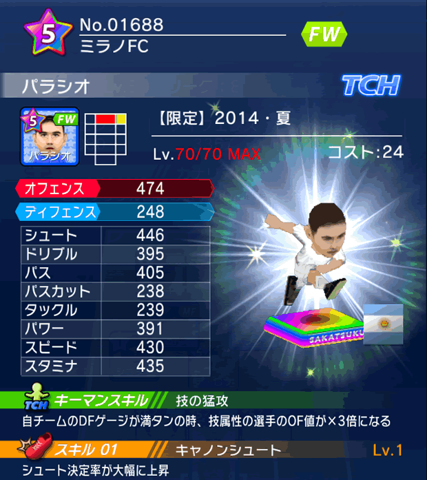 No.01688　パラシオ【14・夏】