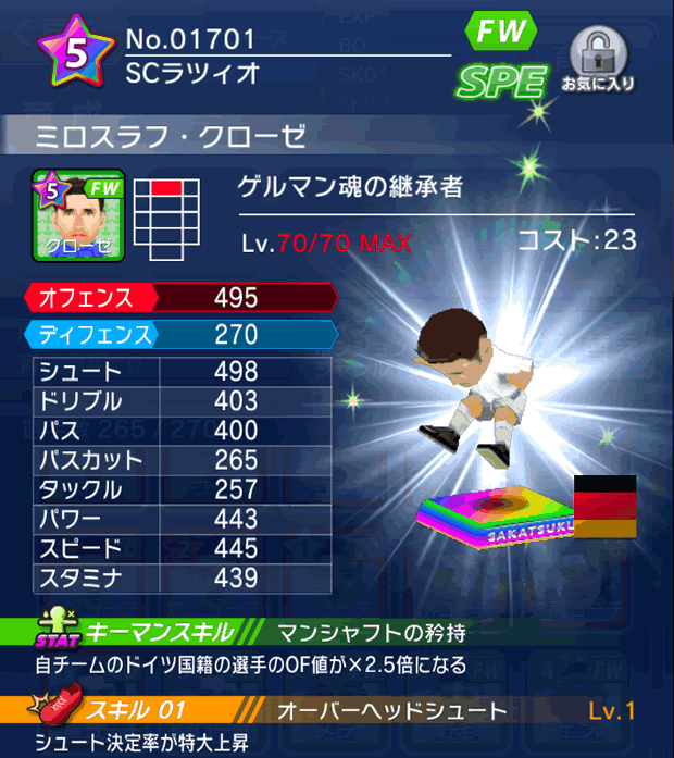 No.01701　ミロスラフ・クローゼ