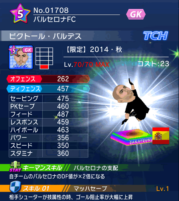 No.01708　ビクトール・バルデス【14・秋】