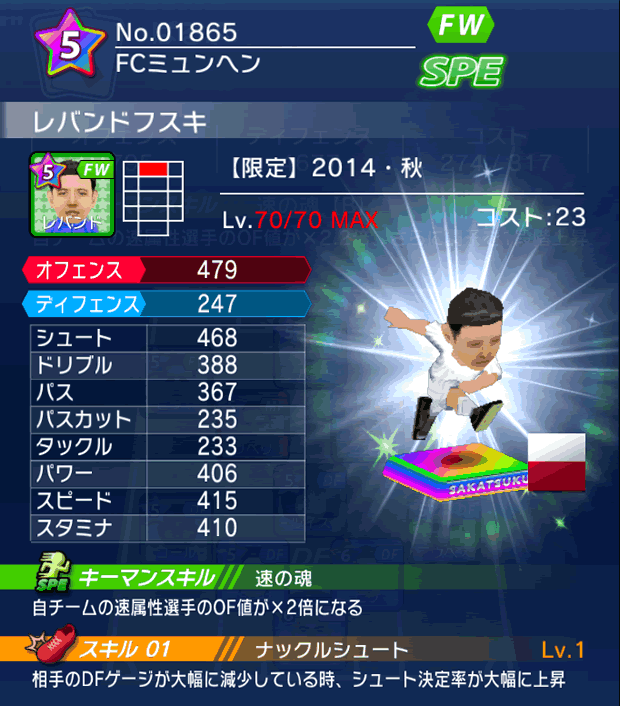 No.01865 レバンドフスキ【14・秋】