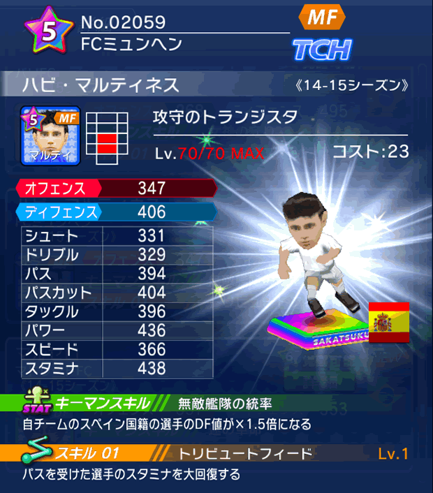 No.02059　ハビ・マルティネス【14-15】