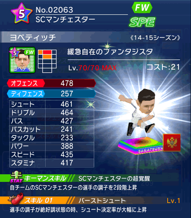 No.02063 ヨベティッチ【14-15】