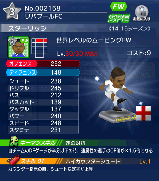 No.02158　スターリッジ【14-15】