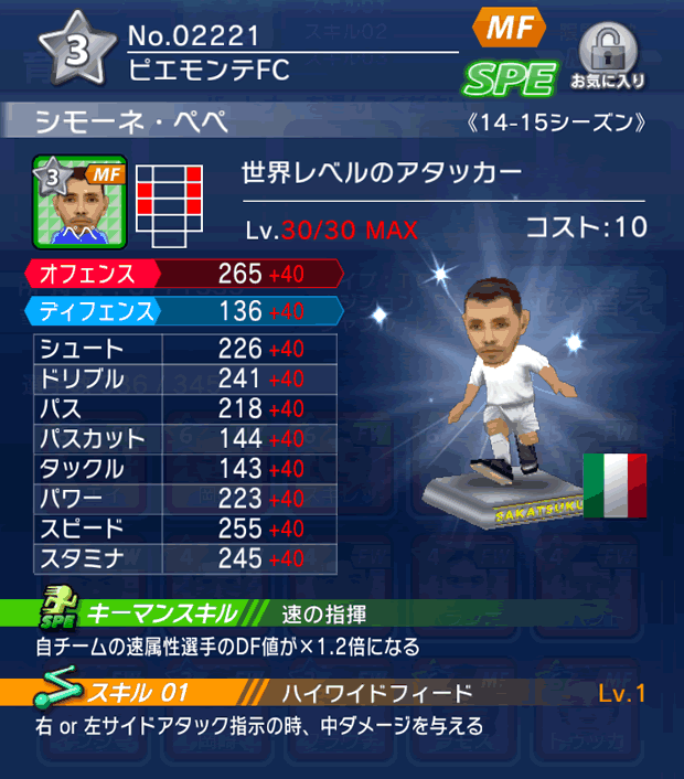 No.02221　シモーネ・ペペ【14-15】