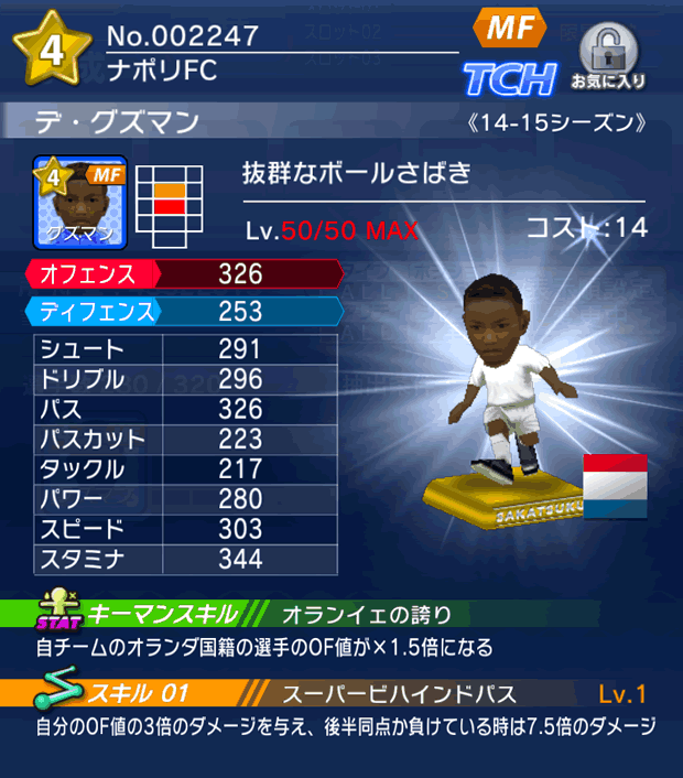 No.02247　デ・グズマン【14-15】