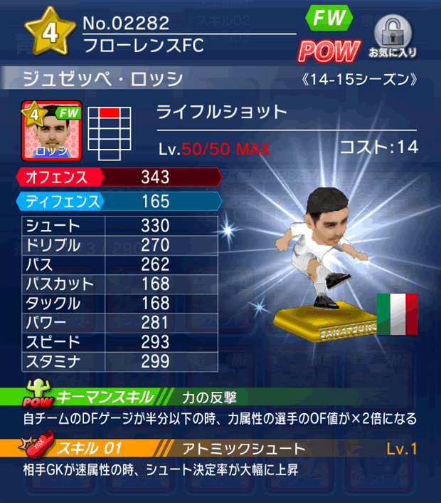 No.02282　ジュゼッペ・ロッシ【14-15】