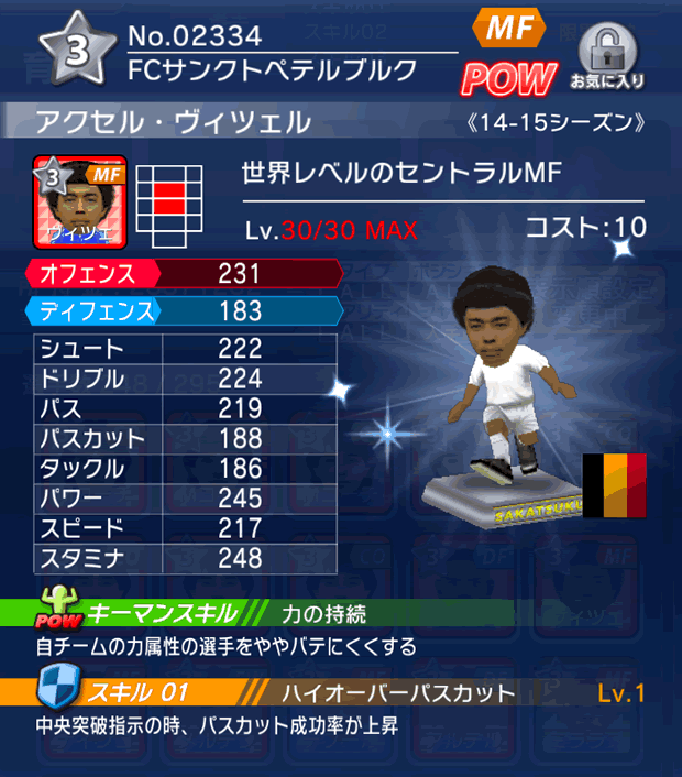 No.02334　アクセル・ヴィツェル【14-15】