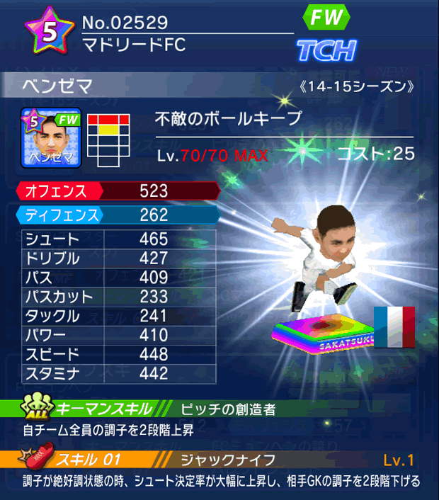 No.02529　ベンゼマ【14-15】