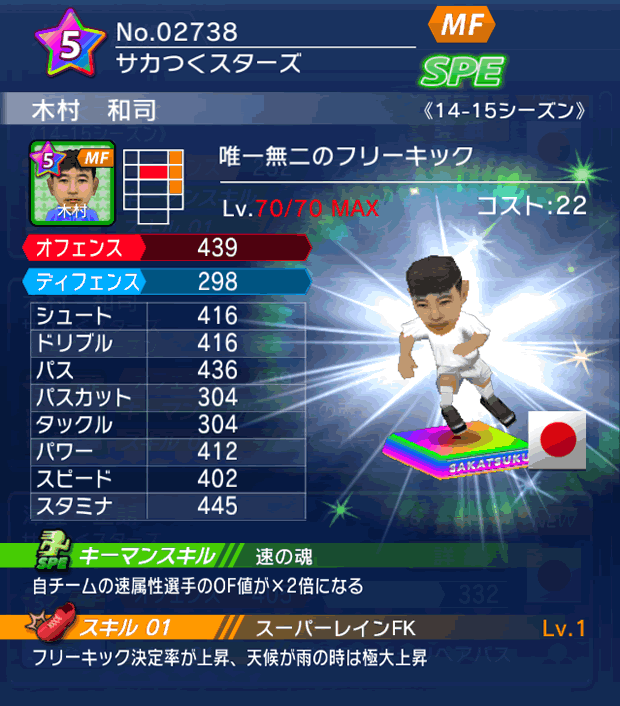 No.02738 木村和司【14-15】