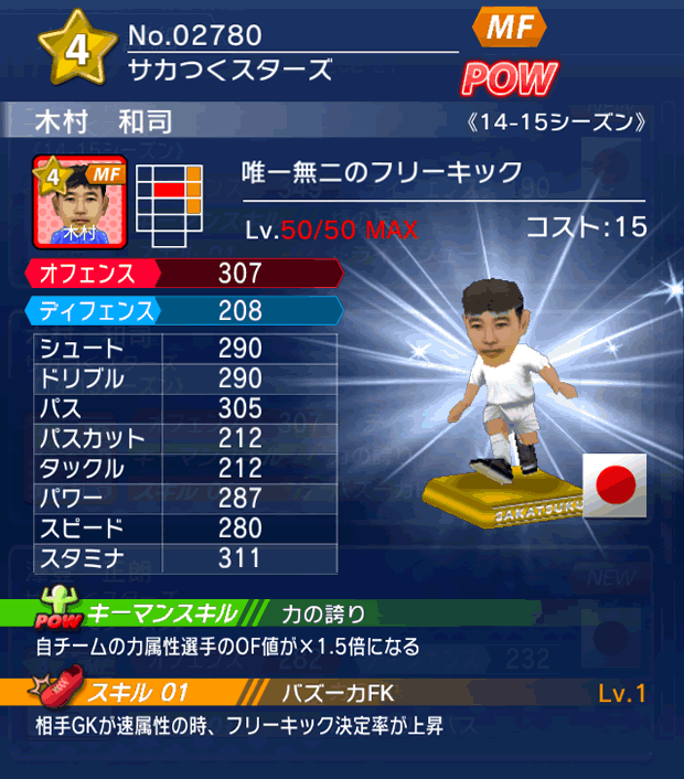 No.02780　木村和司【14-15】