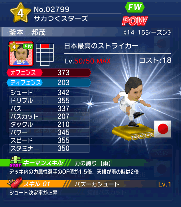 No.02799　釜本邦茂【14-15】