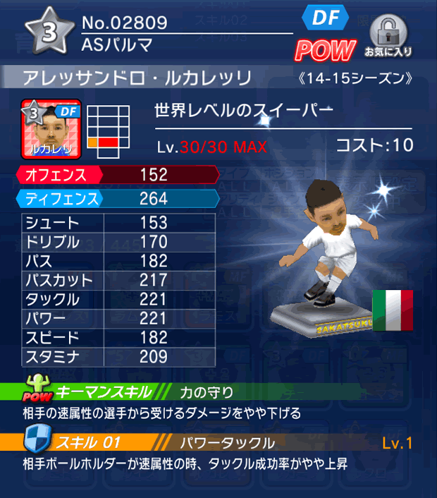 No.02809　アレッサンドロ・ルカレッリ【14-15】