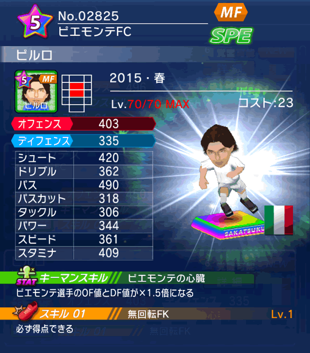 No.02825 ピルロ【15・春】