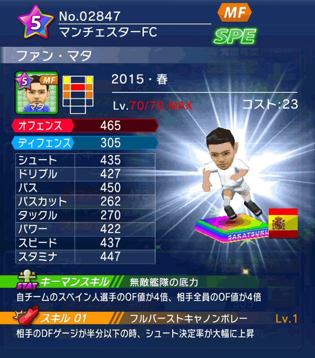 No.02847　ファン・マタ【15・春】