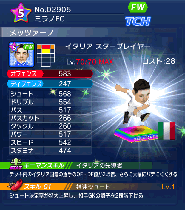 No.02905　メッツァーノ【IT・ST】