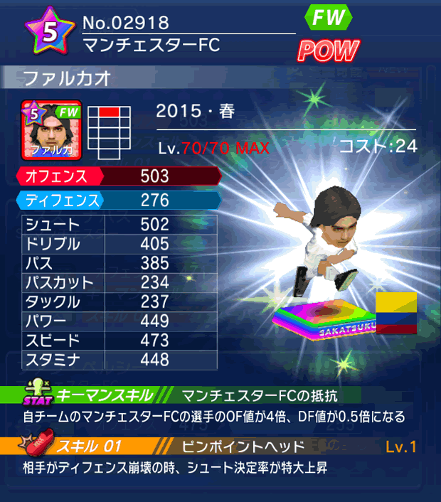 No.02918　ファルカオ【15・春】