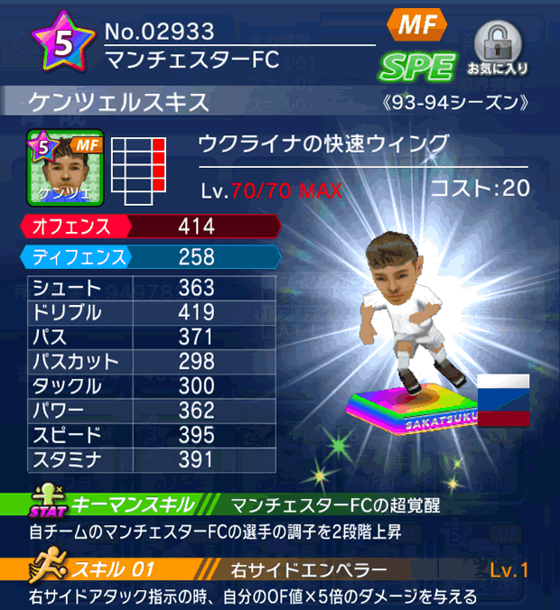 No.02933　ケンツェルスキス【93-94】