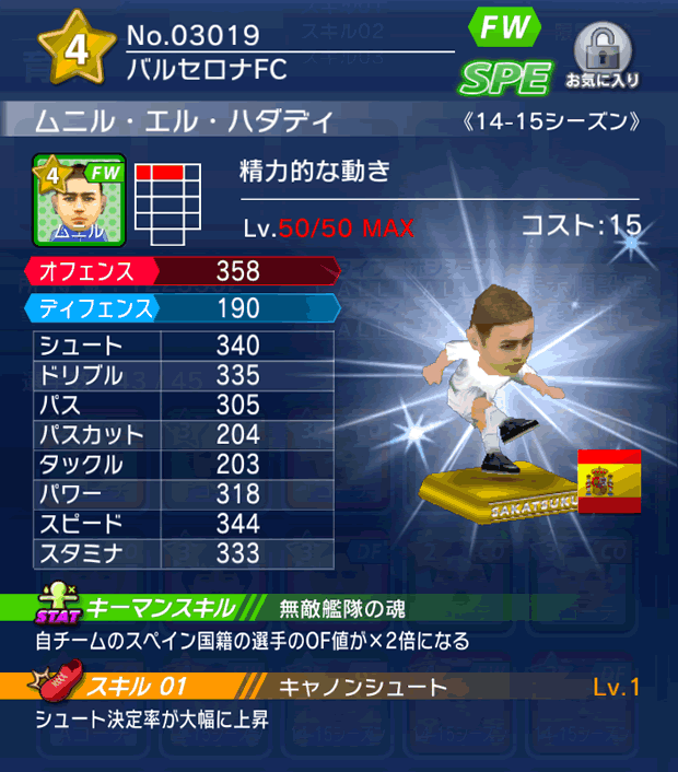 No.03019　ムニル・エル・ハダディ【14-15】