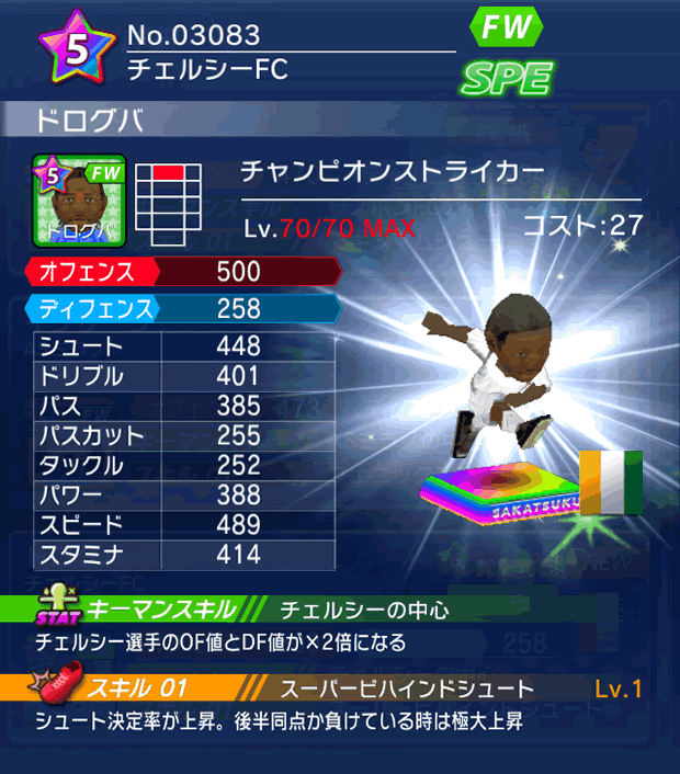 No.03083　ドログバ【CPストライカー】