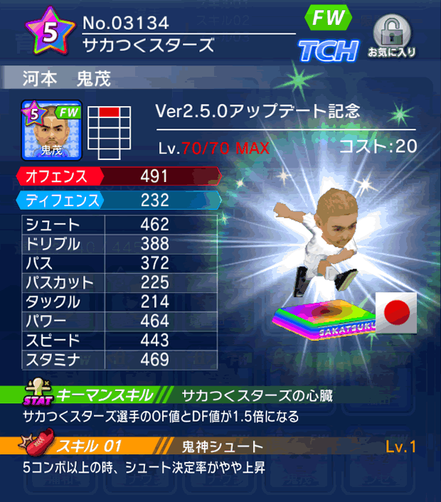 No.03134　河本鬼茂【Ver2.5.0cs】