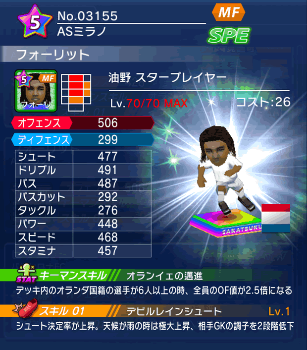 No.03155 フォーリット【油野・ST】