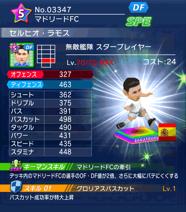 No.03347　セルヒオ・ラモス【ES・ST】