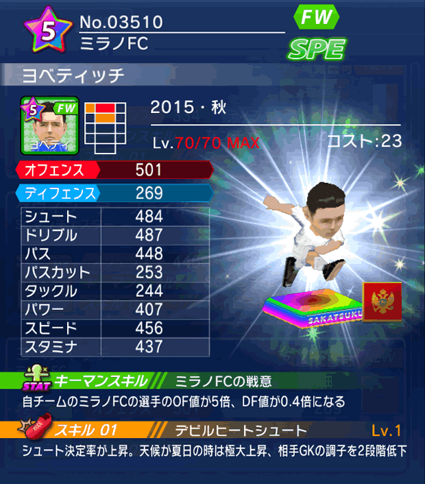 No.03510　ヨベティッチ【15・秋】