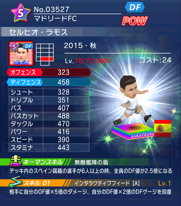 No.03527 セルヒオ・ラモス【15・秋】