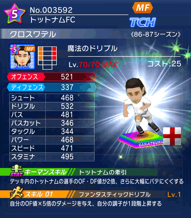 No.03592　クロスワデル【86-87LL】