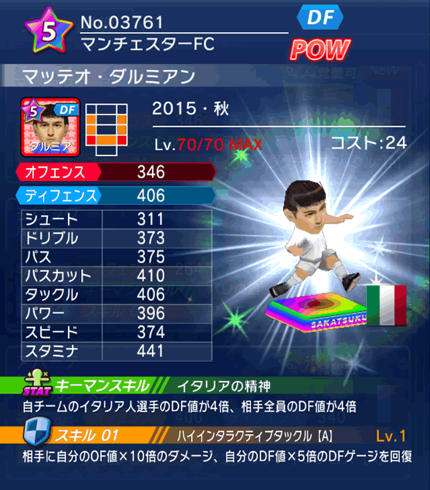 No.03761　マッテオ・ダルミアン【15・秋】