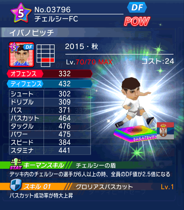 No.03796　イバノビッチ【15・秋】