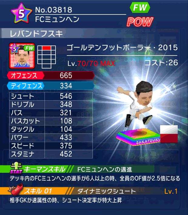 No.03818　レバンドフスキ【GFB15】