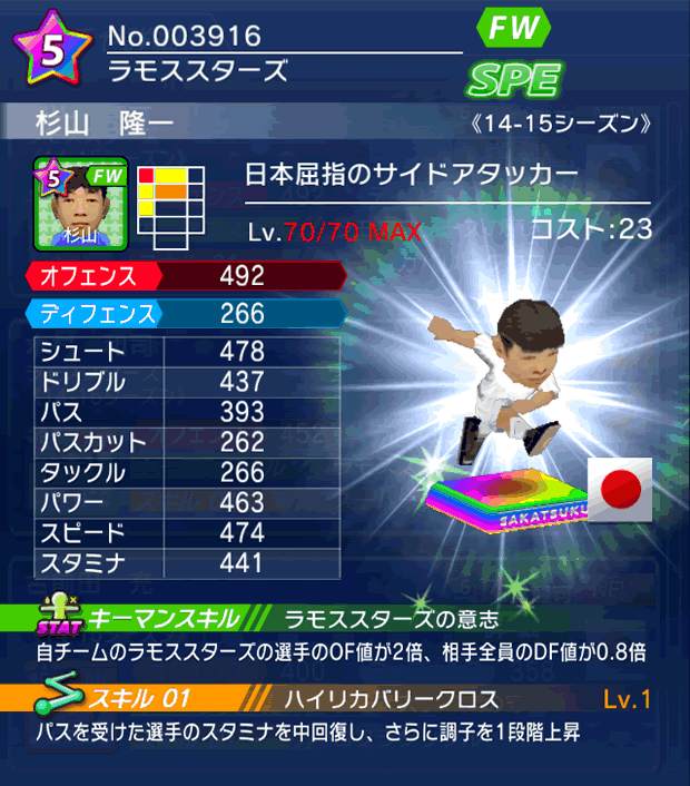 No.03916 杉山隆一【14-15】