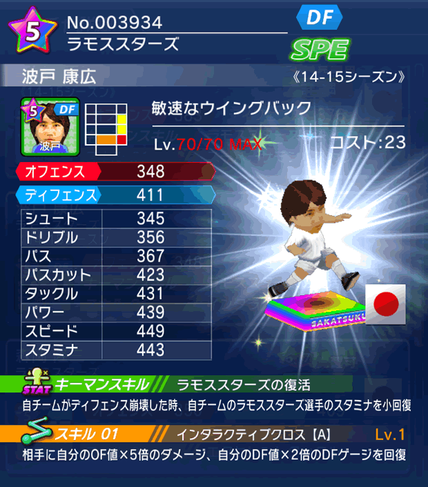 No.03934　波戸康広【14-15】