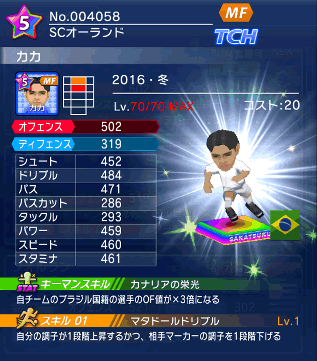 No.04058　カカ【16・冬】