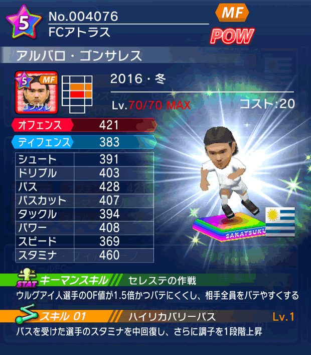 No.04076 アルバロ・ゴンサレス【16・冬】