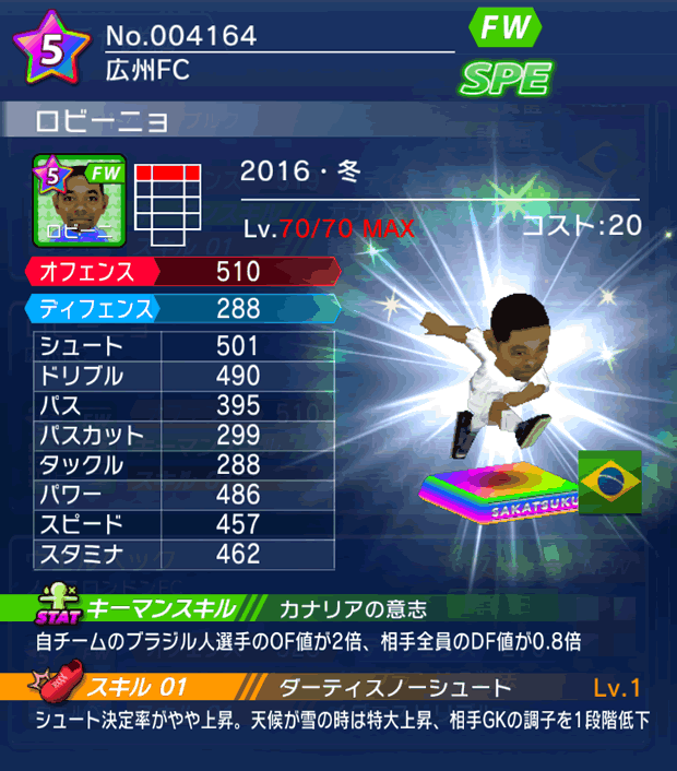 No.04164　ロビーニョ【16・冬】