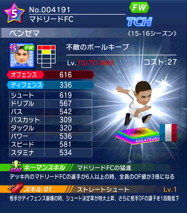 No.04191　ベンゼマ【15-16】