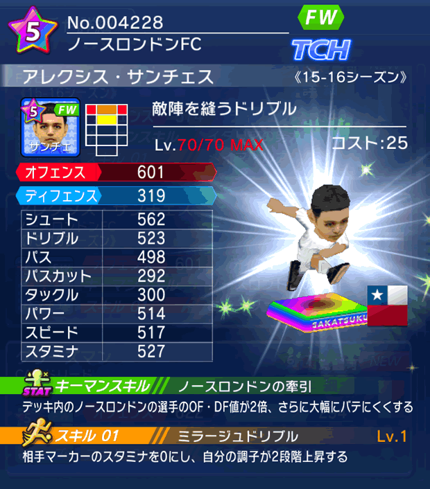 No.04228　アレクシス・サンチェス【15-16】