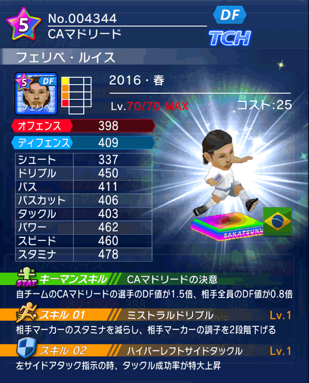 No.04344　フェリペ・ルイス【16・春】