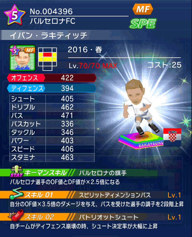 No.04396　イバン・ラキティッチ【16・春】