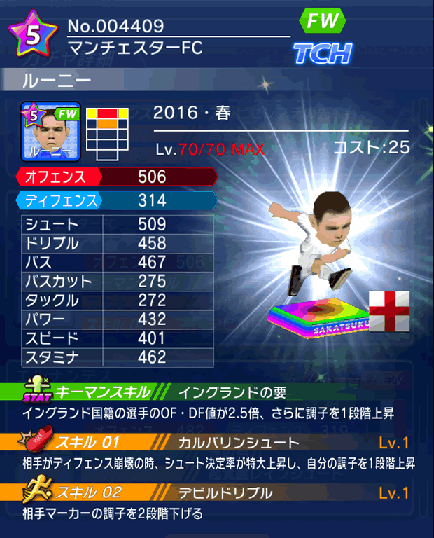 No.04409　ルーニー【16・春】