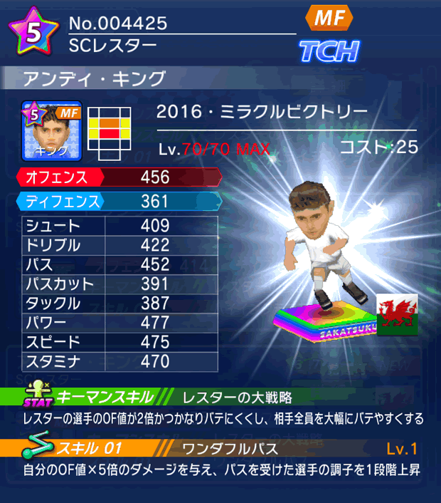 No.04425　アンディ・キング【16・V】