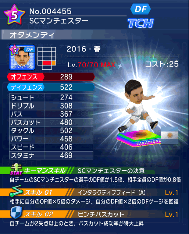 No.04455　オタメンディ【16・春】