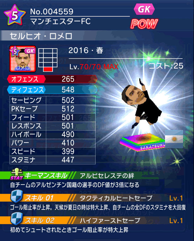 No.04559　セルヒオ・ロメロ【16・春】