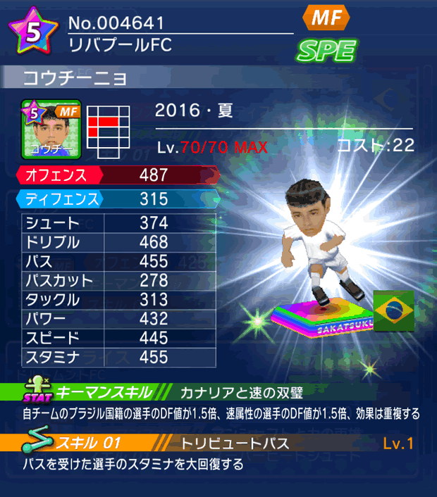 No.04641　コウチーニョ【16・夏】