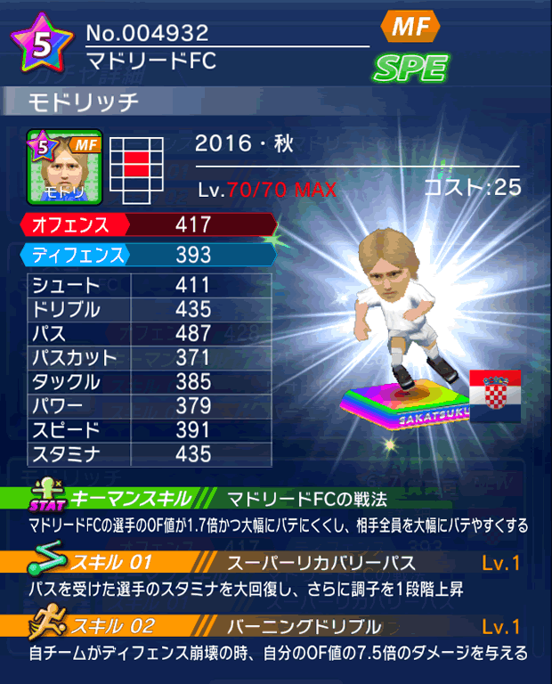 No.04932 モドリッチ【16・秋】