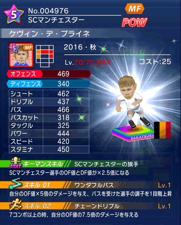 No.04976　ケヴィン・デ・ブライネ【16・秋】